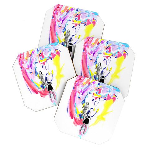 Ceren Kilic I Had A Weird Dream Coaster Set