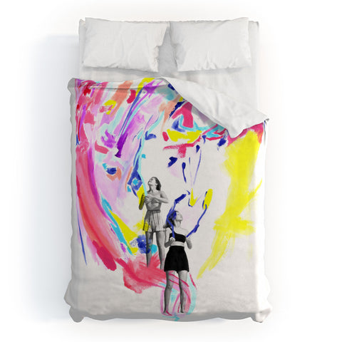 Ceren Kilic I Had A Weird Dream Duvet Cover