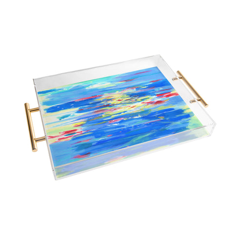 Ceren Kilic ISLAND WAVES Acrylic Tray
