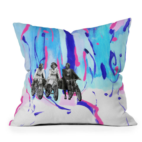 Ceren Kilic These Are My Glory Days Outdoor Throw Pillow