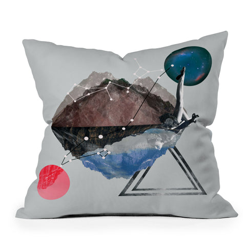 Ceren Kilic You Outdoor Throw Pillow
