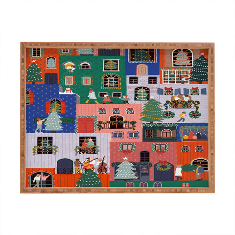 Ceyda Alasar We are ONE Merry Everything Rectangular Tray