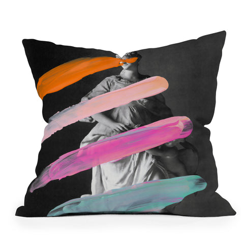 Chad Wys Castrophia Outdoor Throw Pillow