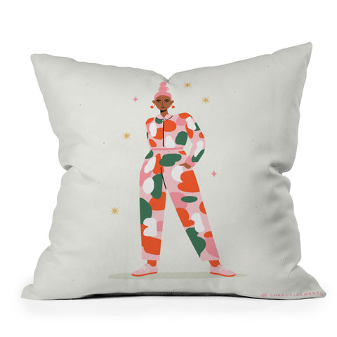 Charly Clements Be Unapologetically You Outdoor Throw Pillow