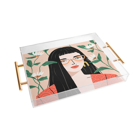Charly Clements Bloom Acrylic Tray