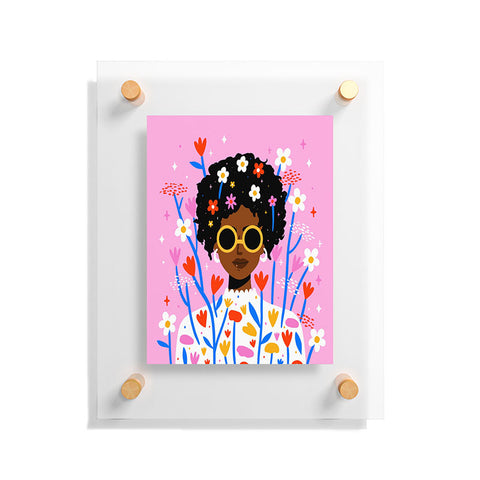 Charly Clements Bloom Where You Are Planted 1 Floating Acrylic Print