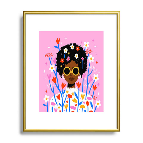 Charly Clements Bloom Where You Are Planted 1 Metal Framed Art Print