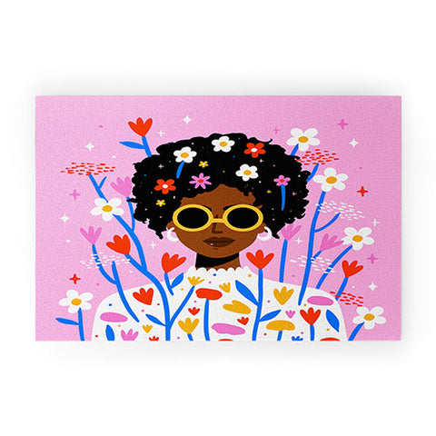 Charly Clements Bloom Where You Are Planted 1 Welcome Mat