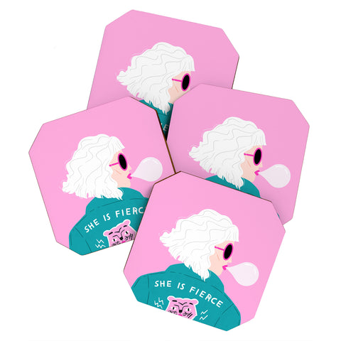 Charly Clements Disco Diva Coaster Set