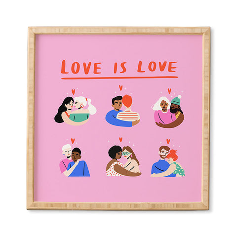 Charly Clements Love is Love 1 Framed Wall Art