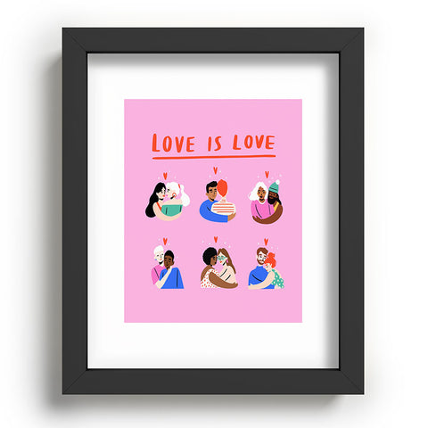 Charly Clements Love is Love 1 Recessed Framing Rectangle