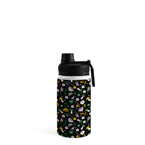 Charly Clements Magic Mushroom Forest Pattern Water Bottle