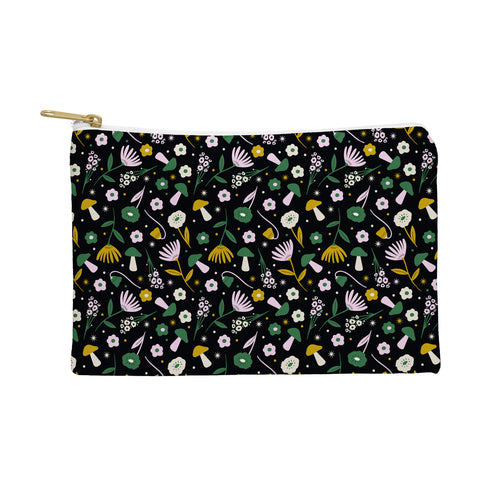 Charly Clements Magic Mushroom Forest Pattern Pouch