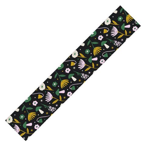 Charly Clements Magic Mushroom Forest Pattern Table Runner