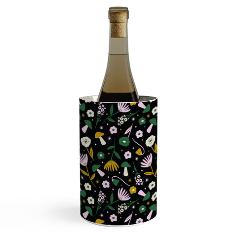 Charly Clements Magic Mushroom Forest Pattern Wine Chiller