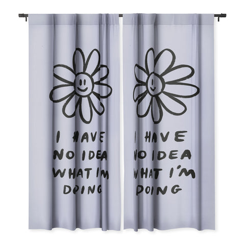 Charly Clements No Idea Daisy in Lilac Blackout Non Repeat