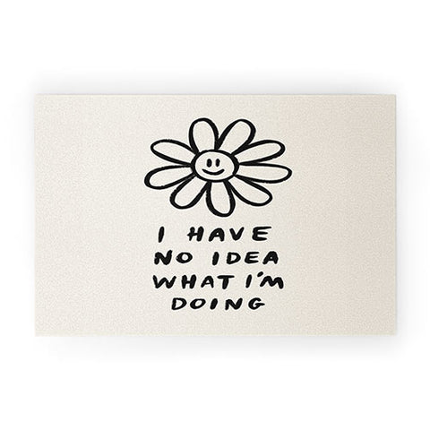 Charly Clements No Idea What Im Doing Welcome Mat