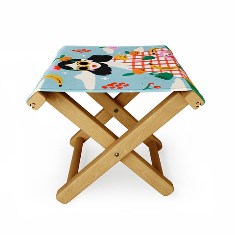 Charly Clements Summer Fruits Picnic Folding Stool