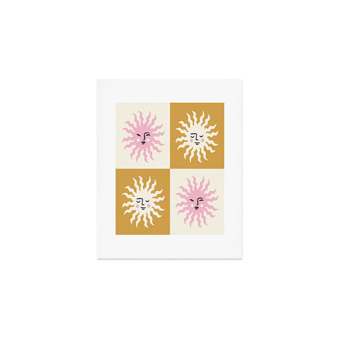 Charly Clements Vintage Checkered Sunshine Art Print