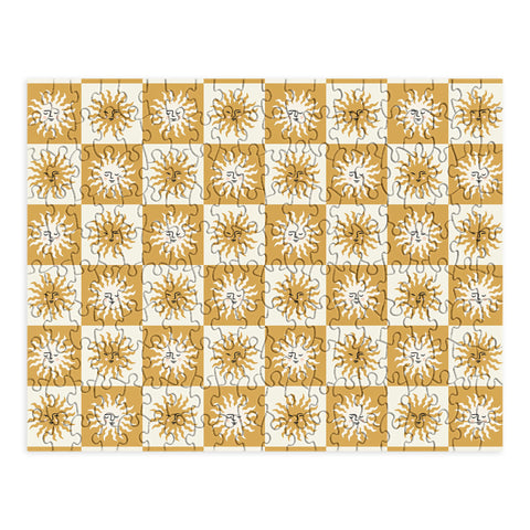 Charly Clements Vintage Checkered Sunshine Puzzle