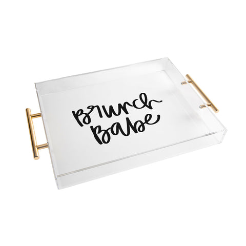 Chelcey Tate Brunch Babe BW Acrylic Tray