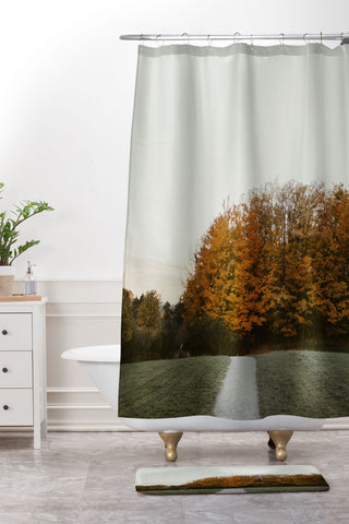 Chelsea Victoria Alchemy of Autumn Shower Curtain And Mat