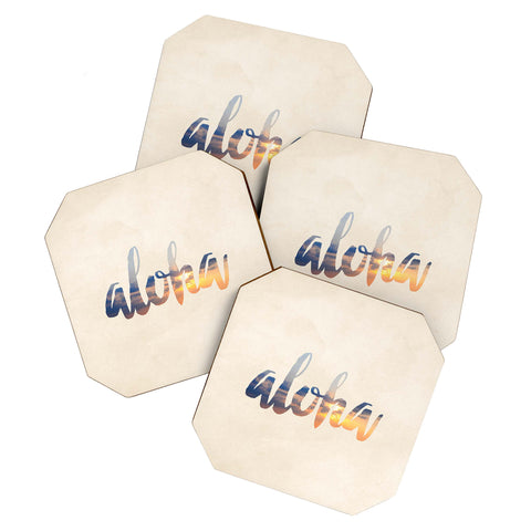 Chelsea Victoria Aloha Hawaii Coaster Set