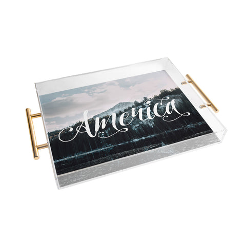 Chelsea Victoria American Beauty Acrylic Tray