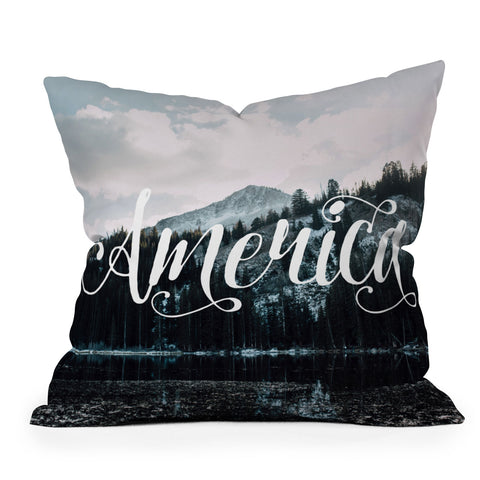 Chelsea Victoria American Beauty Outdoor Throw Pillow