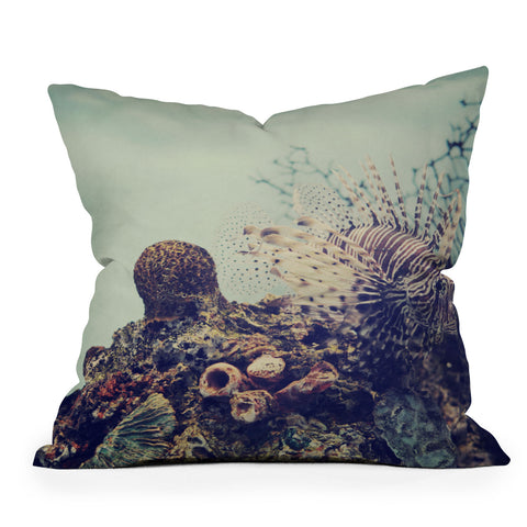 Chelsea Victoria Aqua Life Outdoor Throw Pillow