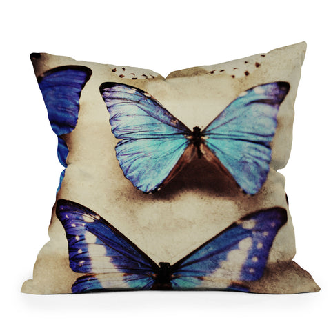 Chelsea Victoria Blue Jeans Outdoor Throw Pillow