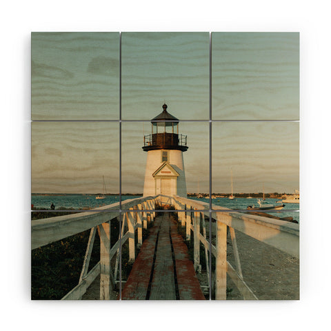 Chelsea Victoria Brant Point at Golden Hour Wood Wall Mural