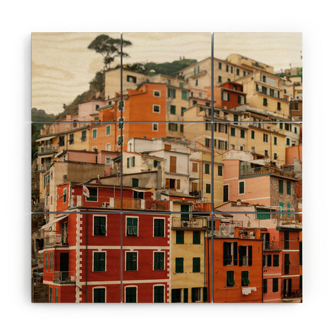 Chelsea Victoria Cinque Terre Pastel Wood Wall Mural
