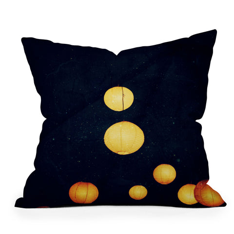 Chelsea Victoria Dancing In The Starlight Outdoor Throw Pillow