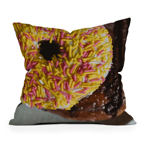 Chelsea Victoria Donut King Outdoor Throw Pillow