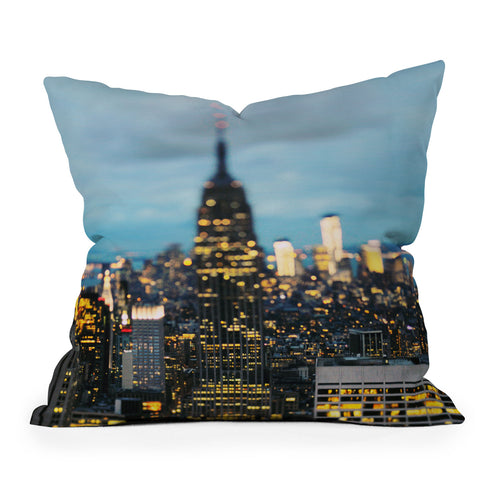 Chelsea Victoria Empire State Of Mind Outdoor Throw Pillow