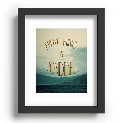 Chelsea Victoria Everything Is Wonderful Recessed Framing Rectangle