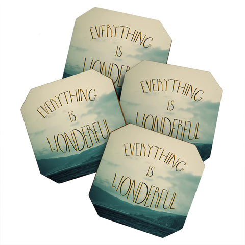 Chelsea Victoria Everything Is Wonderful Coaster Set