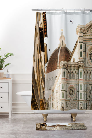 Chelsea Victoria Florence Duomo Photo Shower Curtain And Mat