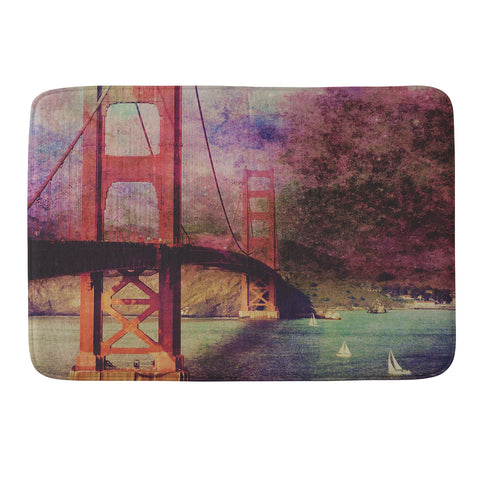 Chelsea Victoria Golden Gate Stars Memory Foam Bath Mat