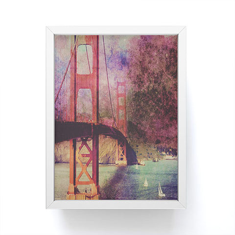 Chelsea Victoria Golden Gate Stars Framed Mini Art Print