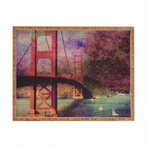 Chelsea Victoria Golden Gate Stars Rectangular Tray