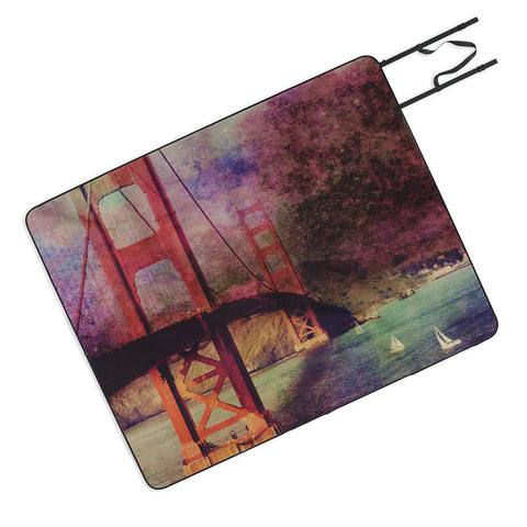 Chelsea Victoria Golden Gate Stars Picnic Blanket