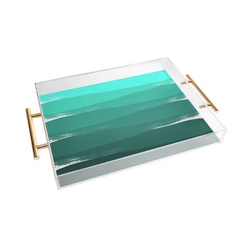Chelsea Victoria Green Ombre Acrylic Tray