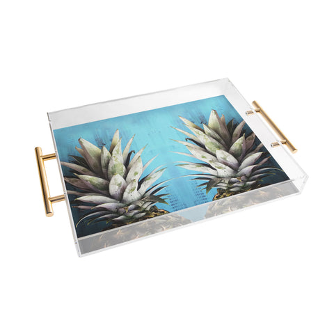 Chelsea Victoria How About Them Pineapples Acrylic Tray
