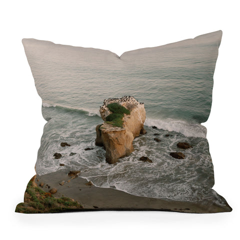 Chelsea Victoria Malibu Birds and Sea Throw Pillow