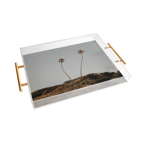 Chelsea Victoria Malibu Palm Tree Pair Acrylic Tray