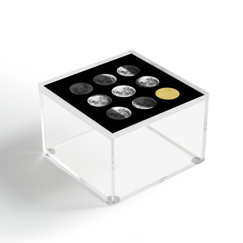 Chelsea Victoria Moon Phases and The Gold Sun Acrylic Box