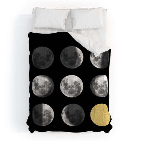Chelsea Victoria Moon Phases and The Gold Sun Comforter
