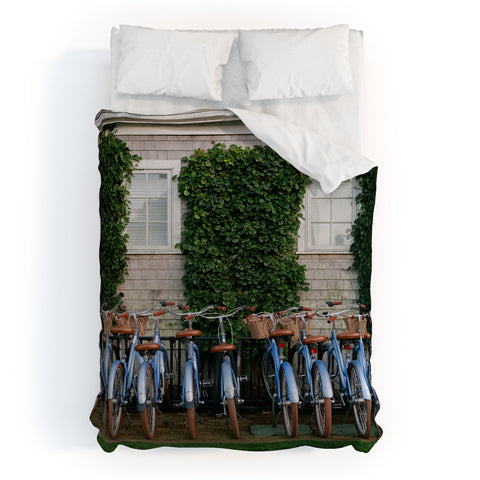 Chelsea Victoria Nantucket Bike Path Duvet Cover